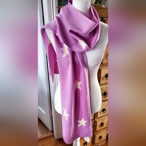 Talbots Cashmere Soft Pink Scarf NWT